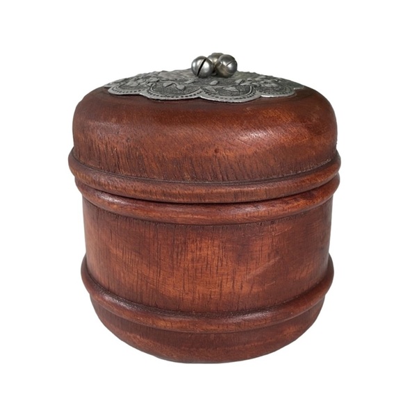 Wooden Trinket Jewelry Box Storage Container - Picture 1 of 9